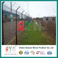 Galvanized and PVC Coated Chain Link Fence Black Color